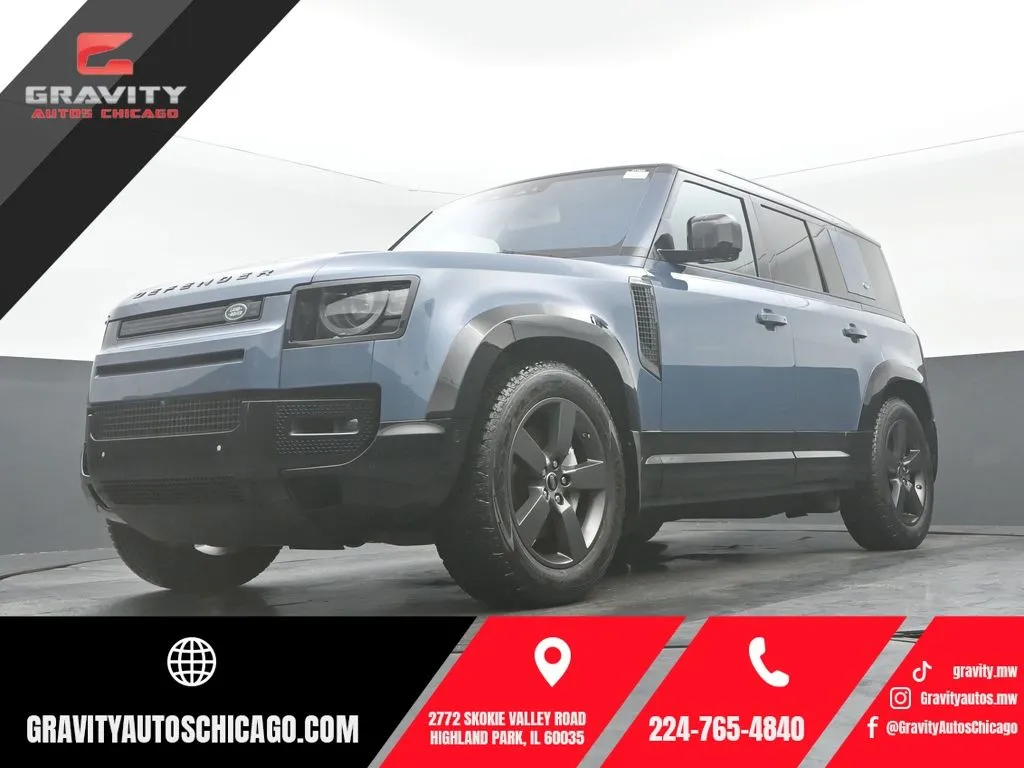 Blue 2020 Land Rover Defender 110 SE for sale in Highland Park, IL