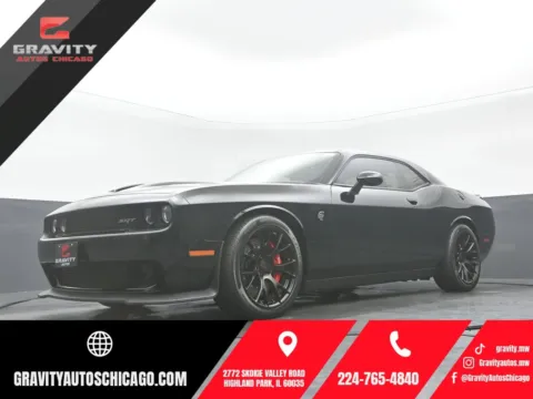 Black 2016 Dodge Challenger SRT Hellcat for sale in Highland Park, IL