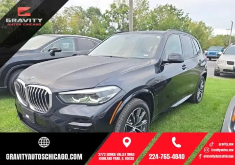 Black 2022 BMW X5 xDrive40i for sale in Highland Park, IL