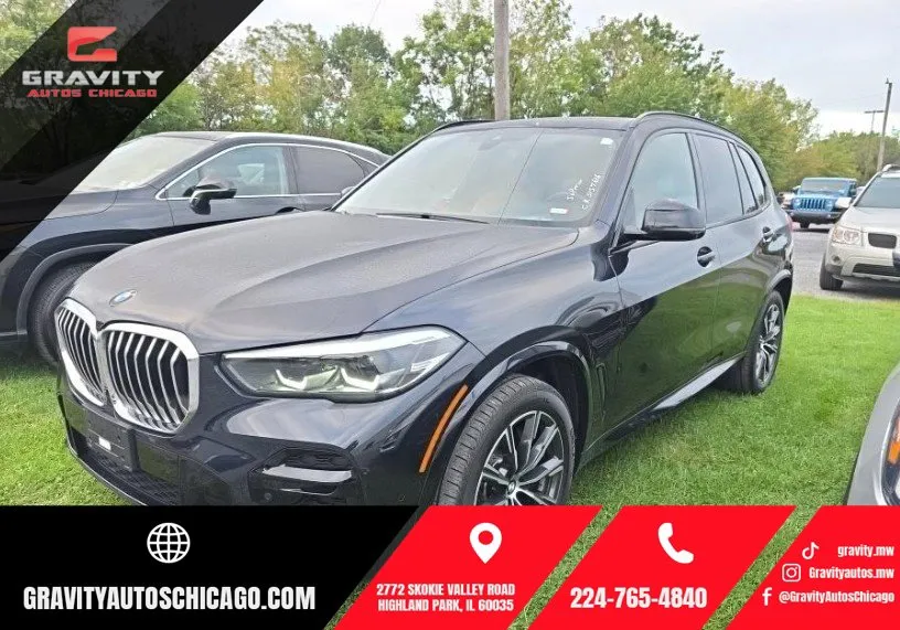 Black 2022 BMW X5 xDrive40i for sale in Highland Park, IL