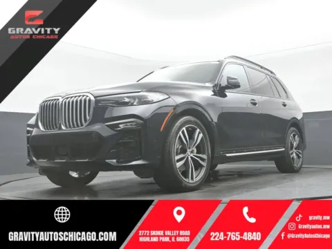 Black 2021 BMW X7 xDrive40i for sale in Highland Park, IL