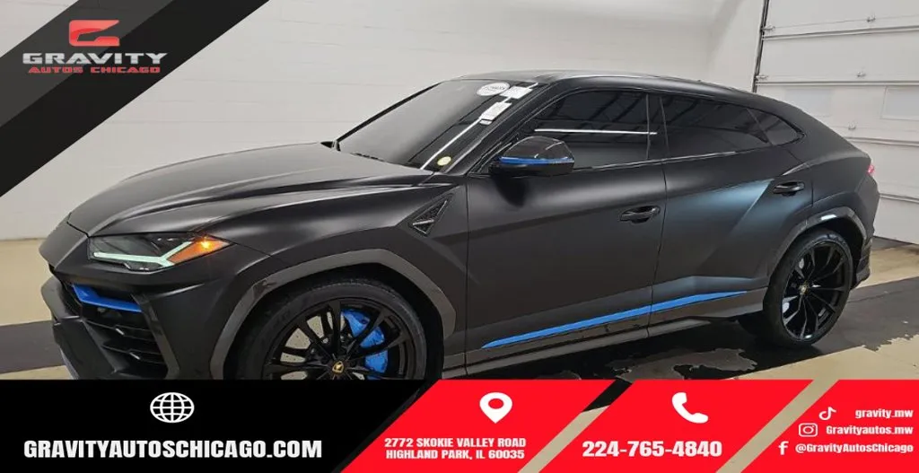 Black 2021 Lamborghini Urus for sale in Highland Park, IL