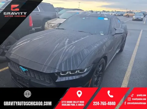 Black 2024 Ford Mustang EcoBoost for sale in Highland Park, IL