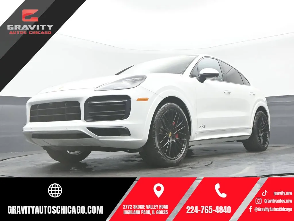 White 2021 Porsche Cayenne Coupe GTS for sale in Highland Park, IL