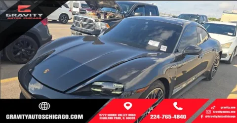 Gray 2021 Porsche Taycan 4S for sale in Highland Park, IL