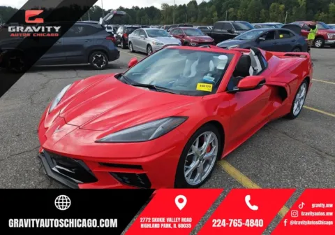 Red 2023 Chevrolet Corvette Stingray for sale in Highland Park, IL
