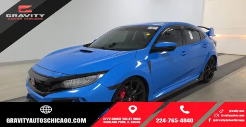Blue 2021 Honda Civic Type R Touring for sale in Highland Park, IL