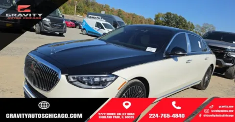 Black 2022 Mercedes-Benz S-Class Maybach S 580 for sale in Highland Park, IL