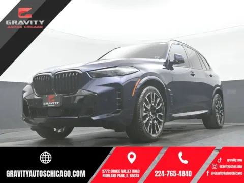 Blue 2024 BMW X5 xDrive40i for sale in Highland Park, IL