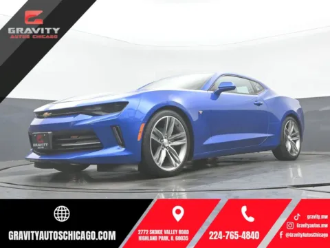 Blue 2017 Chevrolet Camaro 1LT for sale in Highland Park, IL