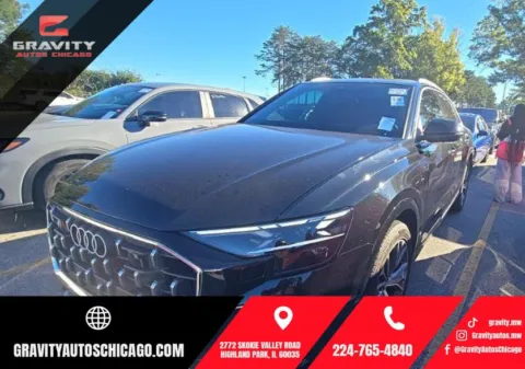 Black 2024 Audi Q8 55 Prestige for sale in Highland Park, IL