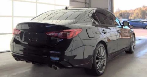 Photos of 2023 INFINITI Q50 Red Sport 400 for sale in Highland Park, IL at Gravity Autos Chicago