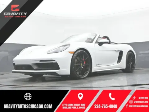 White 2022 Porsche 718 Boxster GTS for sale in Highland Park, IL