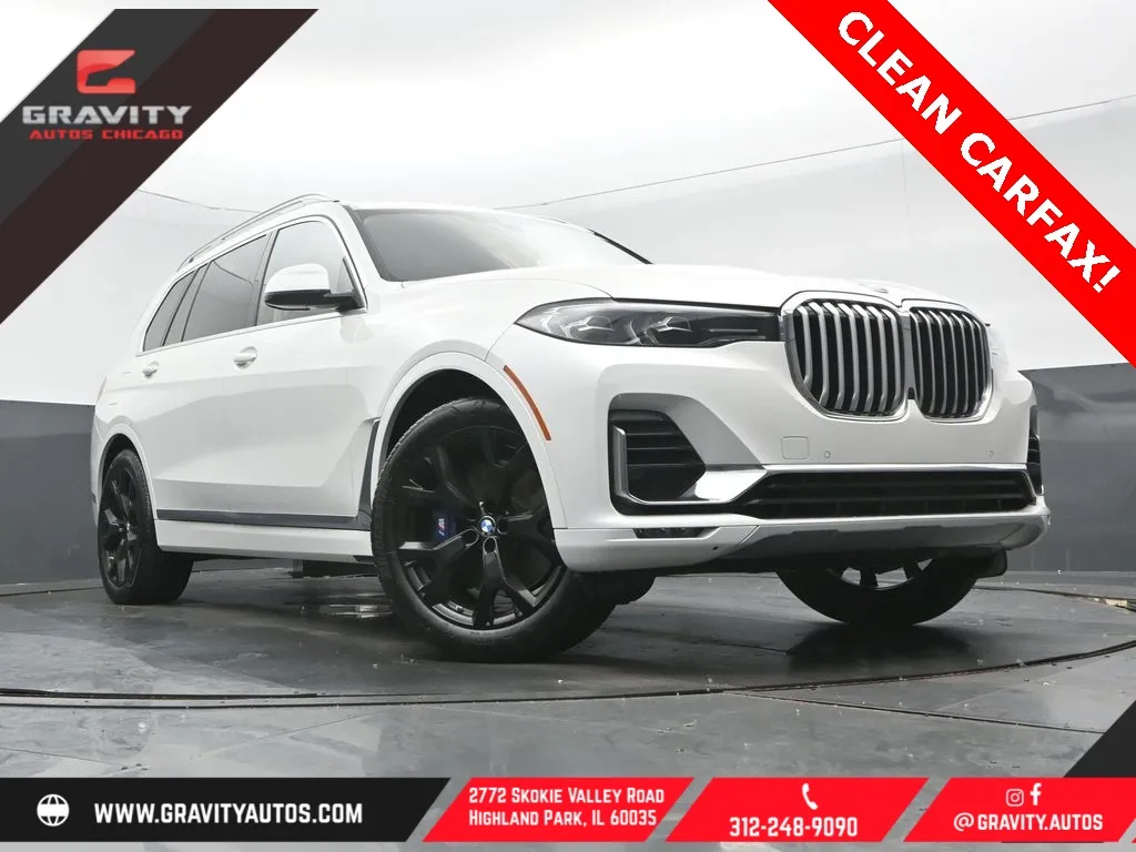 White 2022 BMW X7 xDrive40i for sale in Highland Park, IL