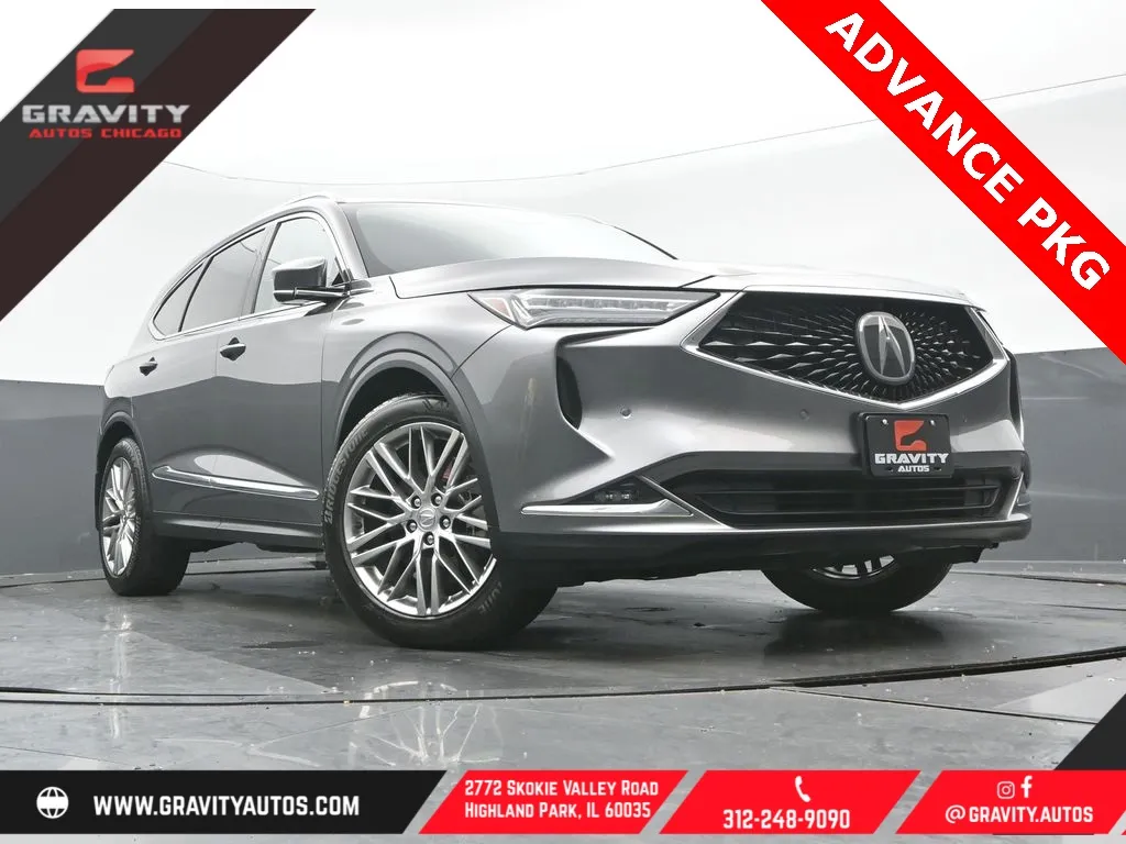 Gray 2022 Acura MDX Advance for sale in Highland Park, IL