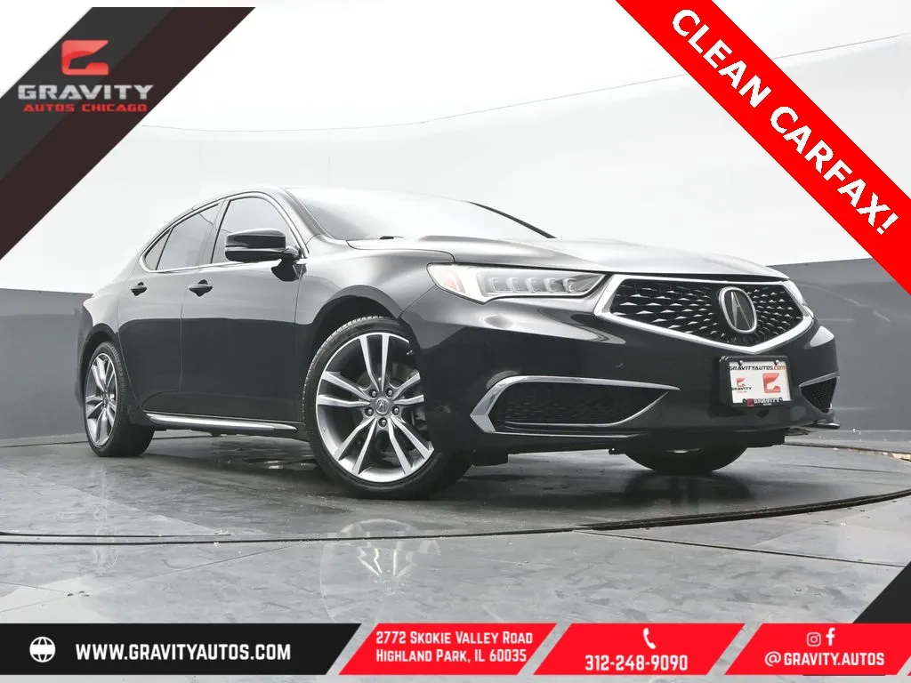 Black 2019 Acura TLX 3.5L Technology Pkg for sale in Highland Park, IL