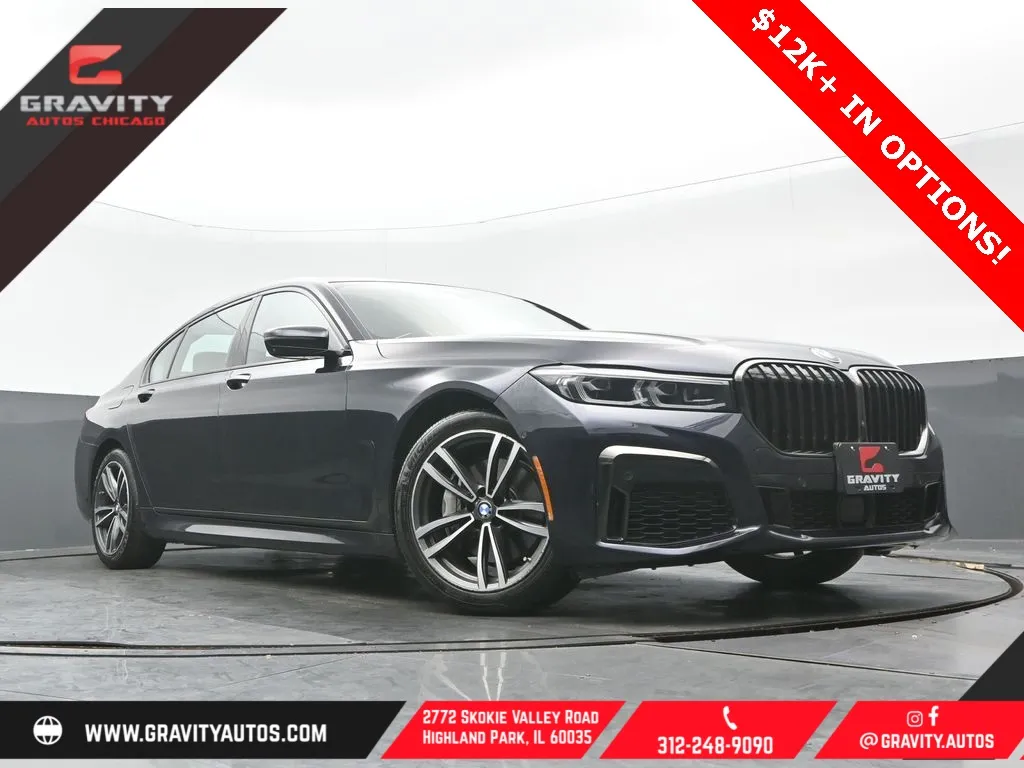 Black 2022 BMW 7 Series 740i xDrive for sale in Highland Park, IL