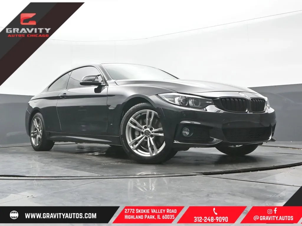 Black 2018 BMW 4 Series 430i xDrive for sale in Highland Park, IL