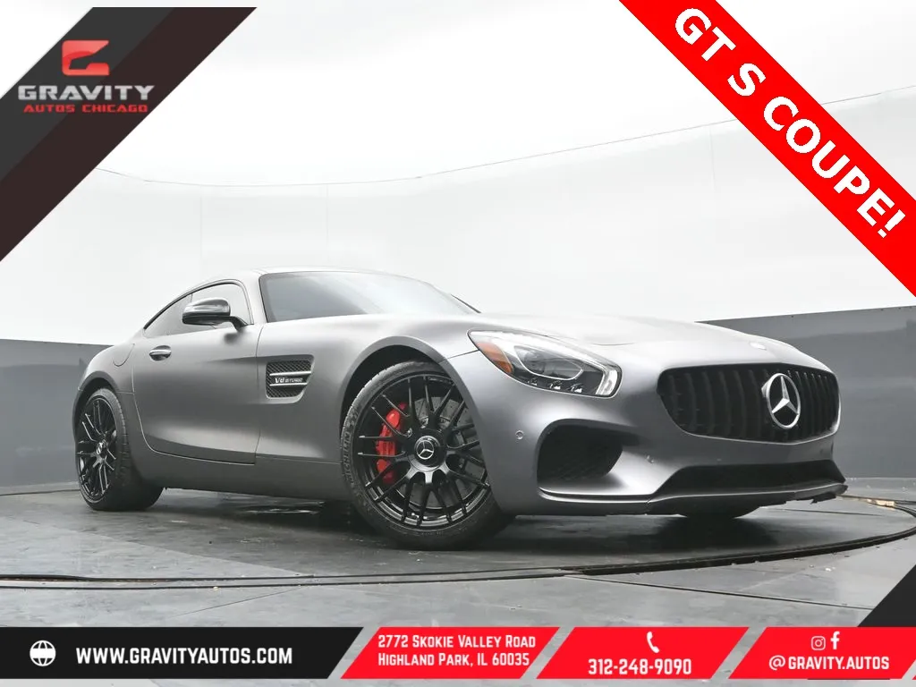 Black 2016 Mercedes-Benz AMG GT S for sale in Highland Park, IL