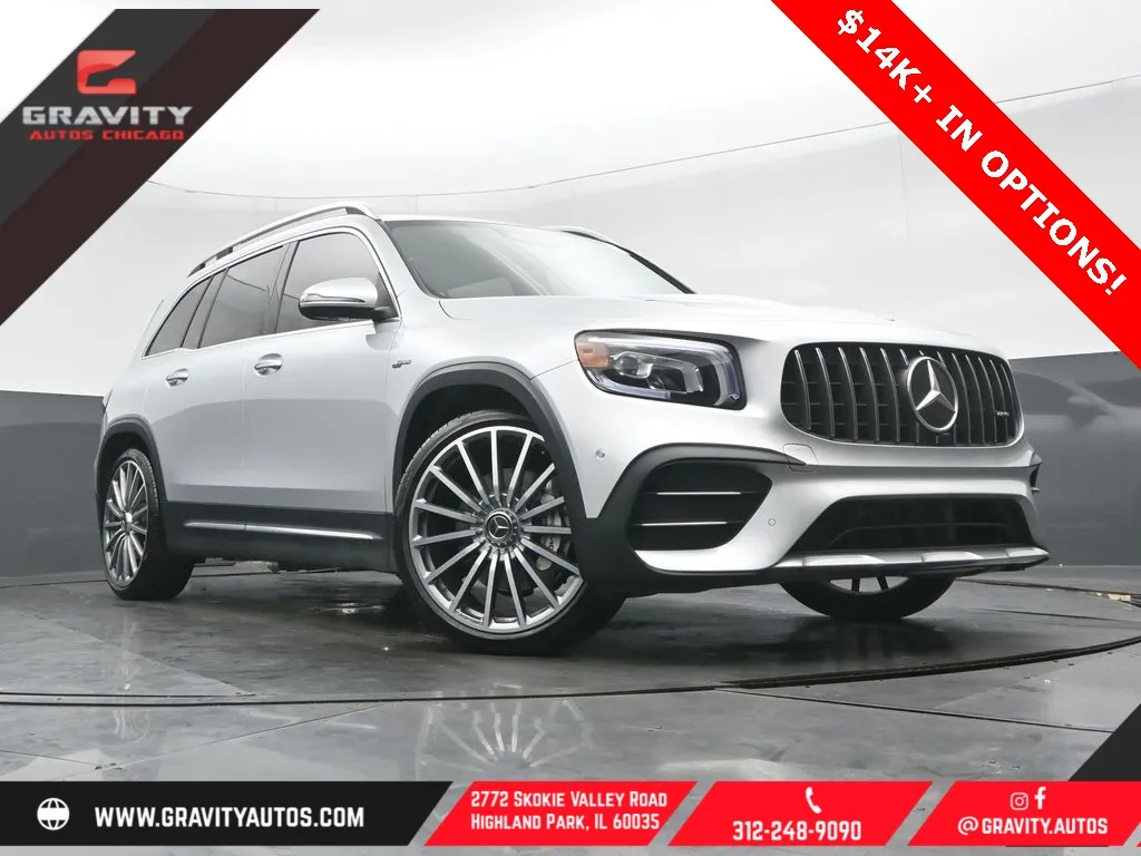 Silver 2021 Mercedes-Benz GLB 35 AMG for sale in Highland Park, IL