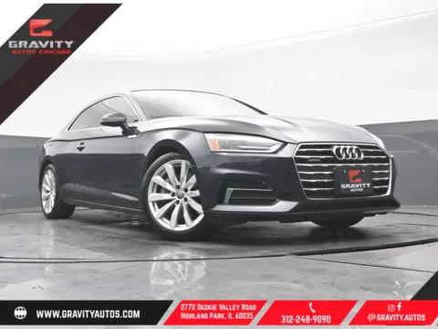 Blue 2018 Audi A5 2.0T Premium for sale in Highland Park, IL