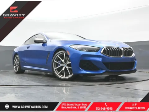 Blue 2019 BMW 8 Series M850i xDrive for sale in Highland Park, IL