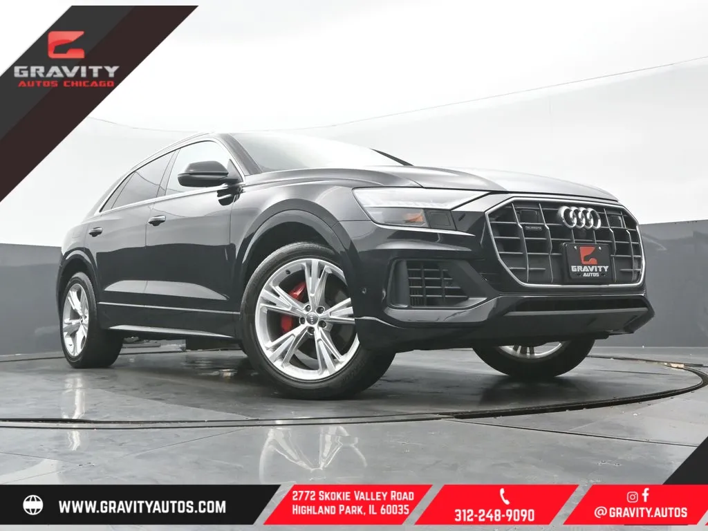Black 2019 Audi Q8 3.0T Prestige for sale in Highland Park, IL