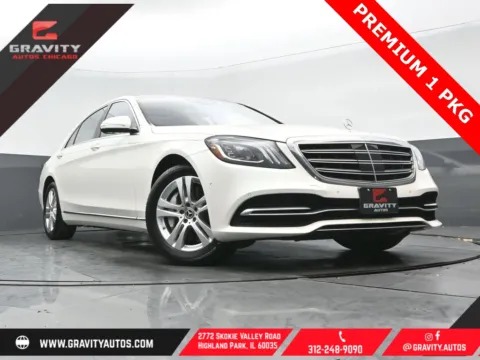 White 2018 Mercedes-Benz S-Class S 560 for sale in Highland Park, IL