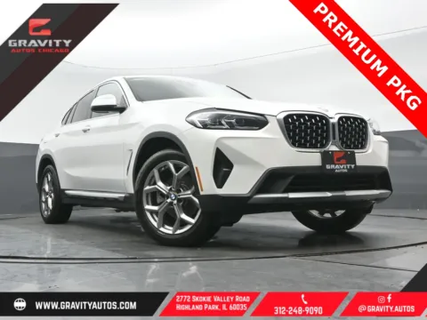 White 2022 BMW X4 xDrive30i for sale in Highland Park, IL
