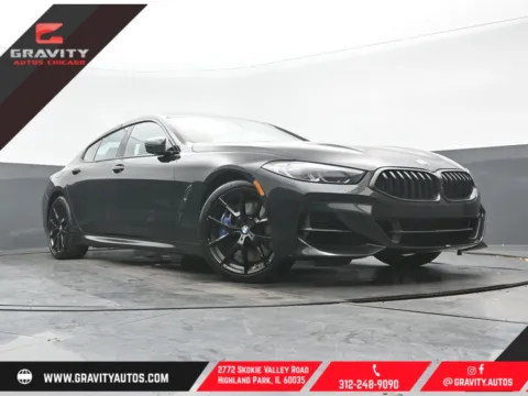 Black 2021 BMW 8 Series M850i xDrive Gran Coupe for sale in Highland Park, IL