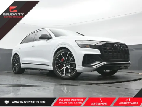 White 2023 Audi SQ8 4.0T Prestige for sale in Highland Park, IL
