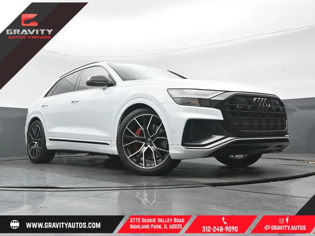 White 2023 Audi SQ8 4.0T Prestige for sale in Highland Park, IL