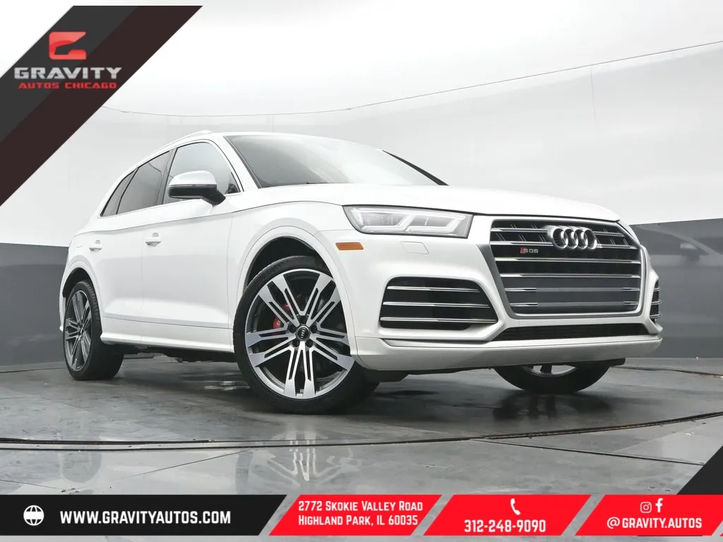 White 2019 Audi SQ5 3.0T Premium Plus for sale in Highland Park, IL