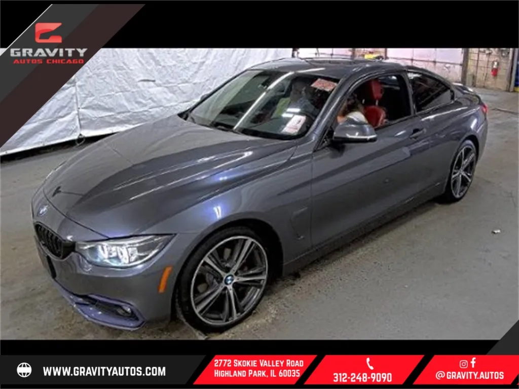 Gray 2018 BMW 4 Series 430i xDrive for sale in Highland Park, IL