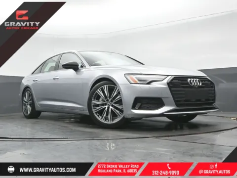 Silver 2021 Audi A6 45 Sport Premium Plus for sale in Highland Park, IL