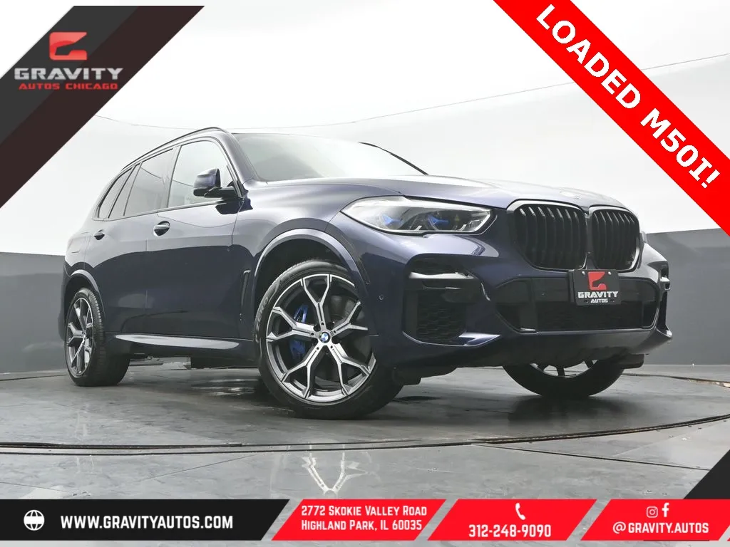 Gray 2022 BMW X5 M50i for sale in Highland Park, IL