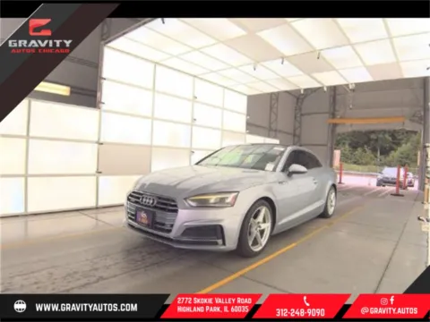 Silver 2018 Audi A5 2.0T Premium Plus for sale in Highland Park, IL