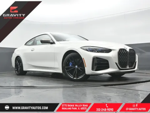 White 2022 BMW 4 Series M440i xDrive for sale in Highland Park, IL