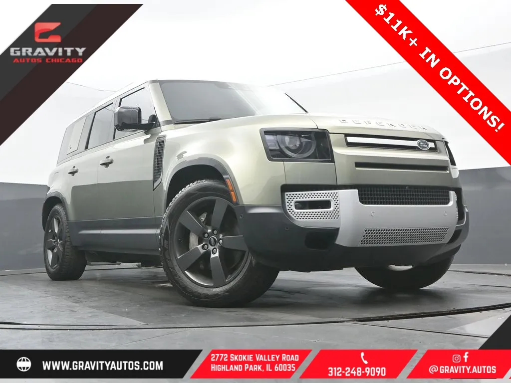 Green 2023 Land Rover Defender 110 SE for sale in Highland Park, IL