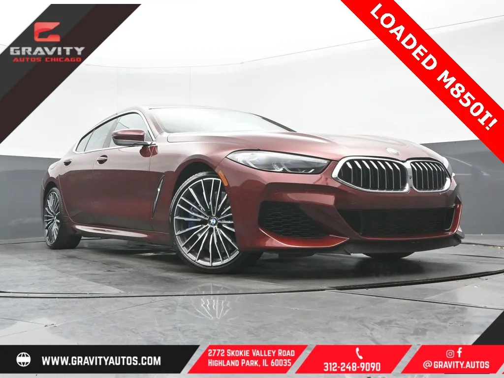 Red 2022 BMW 8 Series M850i xDrive Gran Coupe for sale in Highland Park, IL