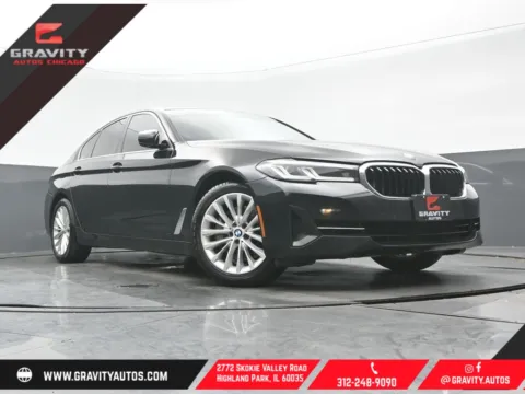 Black 2021 BMW 5 Series 530i xDrive for sale in Highland Park, IL