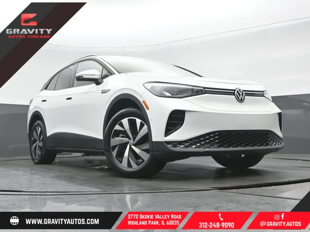 White 2023 Volkswagen ID.4 Pro for sale in Highland Park, IL