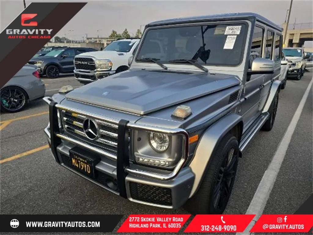Gray 2017 Mercedes-Benz G-Class G 550 for sale in Highland Park, IL