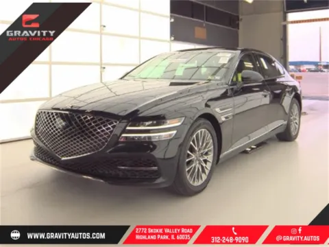 Black 2022 Genesis G80 2.5T for sale in Highland Park, IL