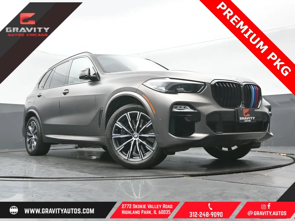 Blue 2021 BMW X5 M50i for sale in Highland Park, IL