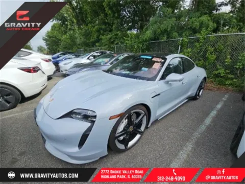 White 2022 Porsche Taycan Turbo for sale in Highland Park, IL