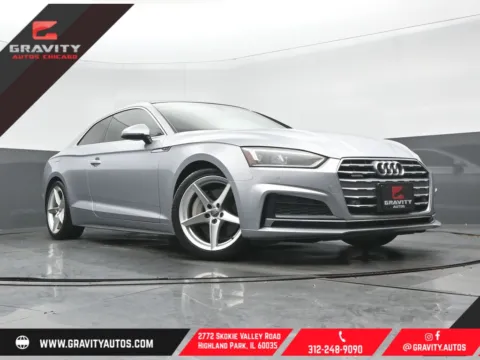 Silver 2018 Audi A5 2.0T Premium Plus for sale in Highland Park, IL