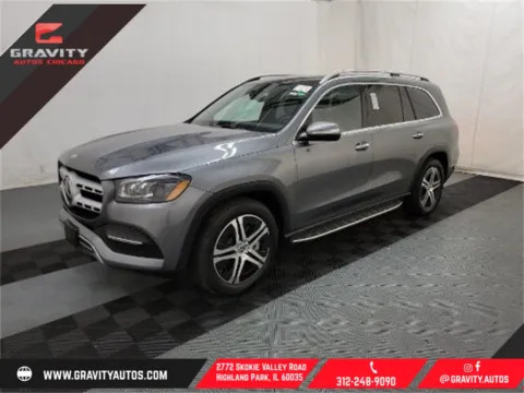 Gray 2021 Mercedes-Benz GLS 450 for sale in Highland Park, IL