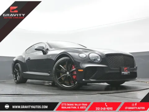 Black 2020 Bentley Continental GT V8 for sale in Highland Park, IL