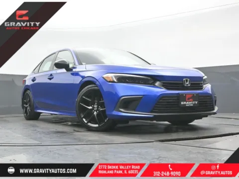 Blue 2022 Honda Civic Sport for sale in Highland Park, IL